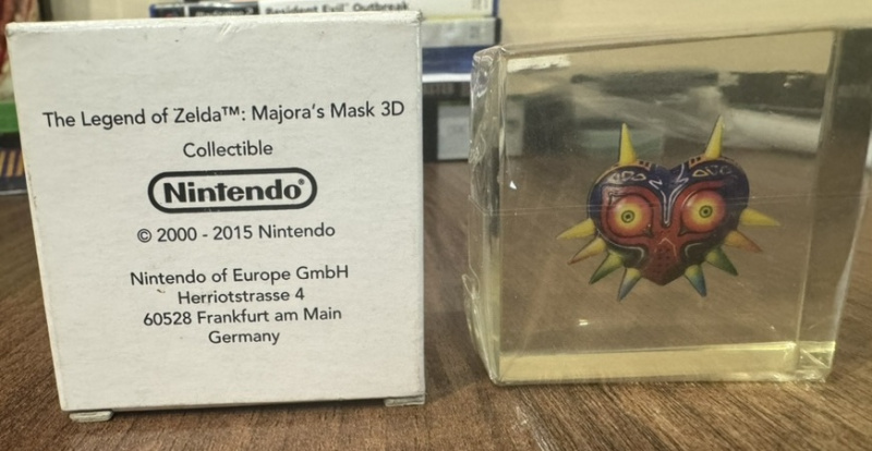 картинка Коллекционный куб с маской игры Legend of Zelda: Majora's Mask от магазина 66game.ru