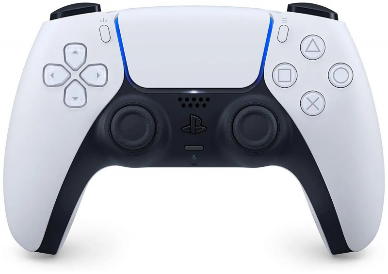 картинка Геймпад беспроводной Sony DualSense для PS5 (белый). Купить Геймпад беспроводной Sony DualSense для PS5 (белый) в магазине 66game.ru