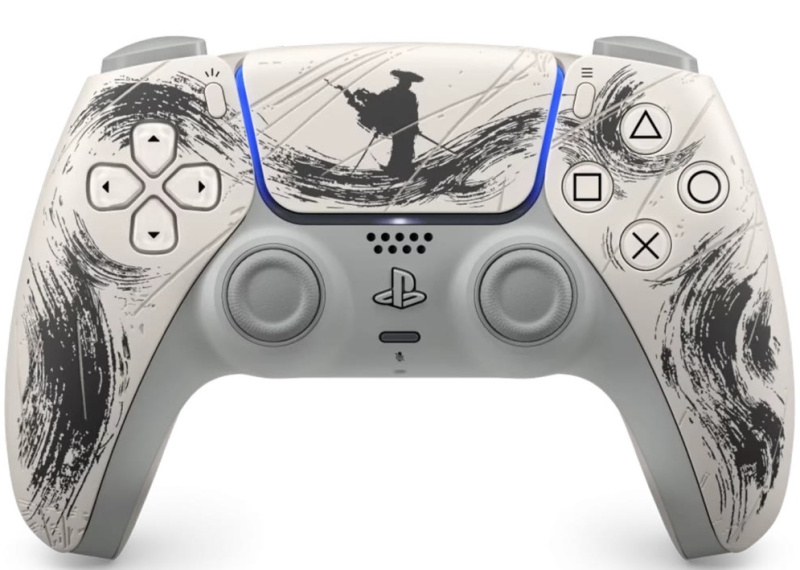 картинка Геймпад беспроводной Sony DualSense для PS5 Ghost of Yotei Black Limited Edition. Купить Геймпад беспроводной Sony DualSense для PS5 Ghost of Yotei Black Limited Edition в магазине 66game.ru