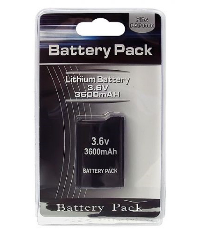 картинка Аккумулятор PSP Fat 1000 3600 mAh 3.6V. Купить Аккумулятор PSP Fat 1000 3600 mAh 3.6V в магазине 66game.ru
