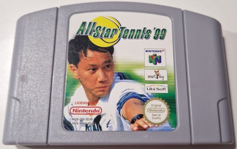 картинка All Star Tennis '99 (NES 64 PAL) ORIGINAL Б/У от магазина 66game.ru