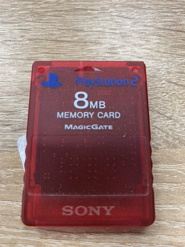 картинка Карта памяти для PS2 8 Mb оригинальная красная. Купить Карта памяти для PS2 8 Mb оригинальная красная в магазине 66game.ru