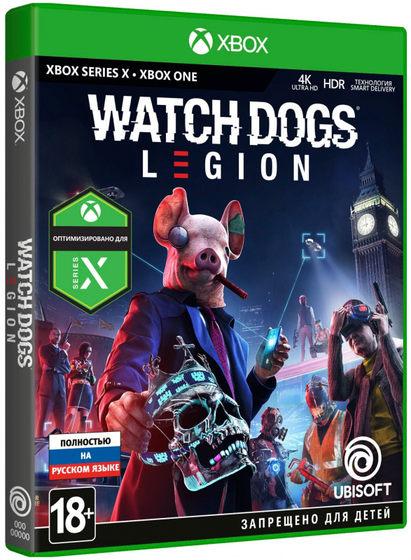картинка Watch Dogs Legion [Xbox One, Series X, русская версия] USED. Купить Watch Dogs Legion [Xbox One, Series X, русская версия] USED в магазине 66game.ru