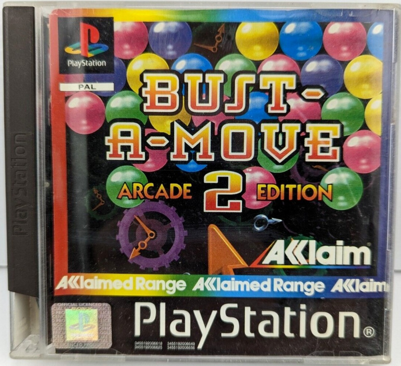 картинка Bust a Move 2 Arcade Edition original [PS1, английская версия] USED от магазина 66game.ru