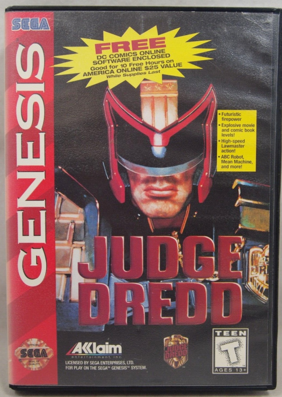 картинка Judge Dredd (Original) [Sega Genesis]. Купить Judge Dredd (Original) [Sega Genesis] в магазине 66game.ru