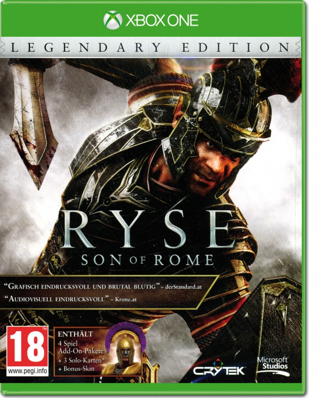 картинка Ryse: Son of Rome - Legendary Edition [Xbox One, русская версия] USED . Купить Ryse: Son of Rome - Legendary Edition [Xbox One, русская версия] USED  в магазине 66game.ru