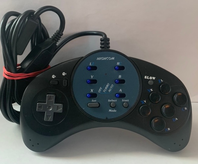 картинка Ретро джойстик 16 бит HIGHCOM. Купить Ретро джойстик 16 бит HIGHCOM в магазине 66game.ru