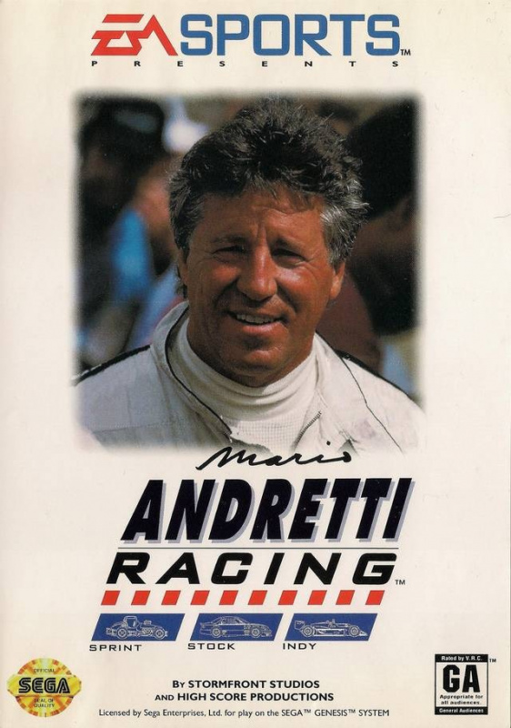 картинка Mario Andretti Racing [Sega]. Купить Mario Andretti Racing [Sega] в магазине 66game.ru