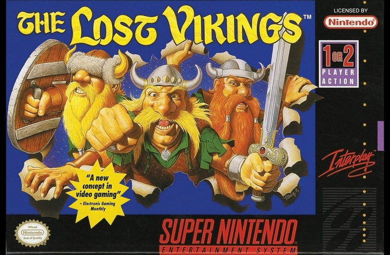 картинка Lost Vikings (SNES PAL) в коробке . Купить Lost Vikings (SNES PAL) в коробке  в магазине 66game.ru