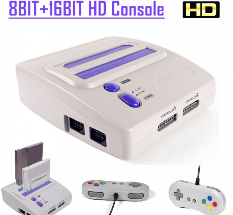 8-битная и 16-битная 720P SNES + NES. Купить 8-битная и 16-битная 720P SNES + NES в магазине 66game.ru