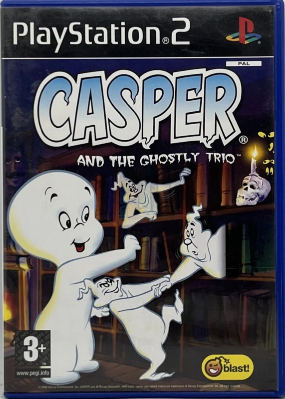 картинка Casper And The Ghostly Trio [PS2] USED. Купить Casper And The Ghostly Trio [PS2] USED в магазине 66game.ru