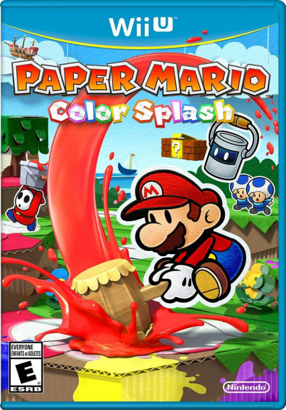 картинка Paper Mario Color Splash [Wii U] USED. Купить Paper Mario Color Splash [Wii U] USED в магазине 66game.ru