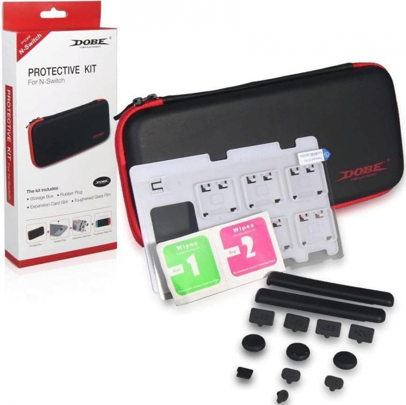 картинка Набор аксессуаров для Switch DOBE (TNS-874). Купить Набор аксессуаров для Switch DOBE (TNS-874) в магазине 66game.ru