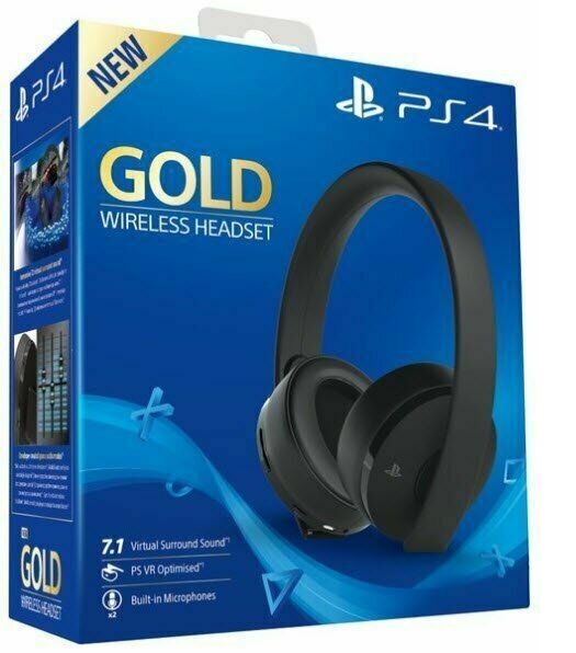 картинка Наушники GOLD Wireless Stereo Headset Чёрные CECHYA-0080. Купить Наушники GOLD Wireless Stereo Headset Чёрные CECHYA-0080 в магазине 66game.ru