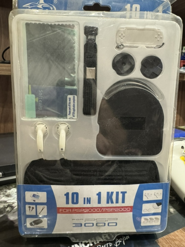 картинка Набор аксессуаров psp 10 in 1 для PSP 300X. Купить Набор аксессуаров psp 10 in 1 для PSP 300X в магазине 66game.ru