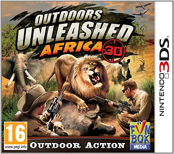 картинка Outdoors Unleashed Africa 3D [3DS] USED. Купить Outdoors Unleashed Africa 3D [3DS] USED в магазине 66game.ru