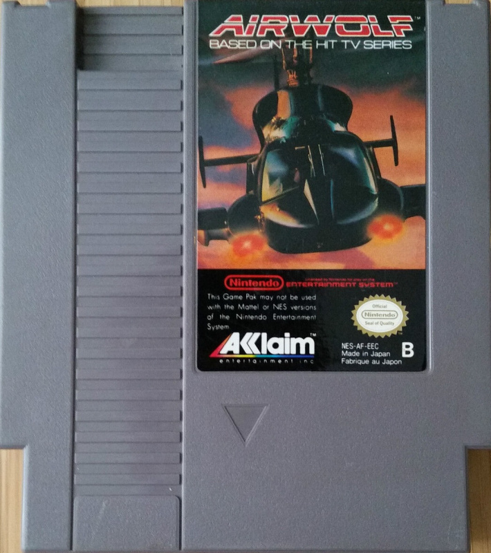 картинка Nintendo NES Airwolf  ORIGINAL !!! Pal от магазина 66game.ru