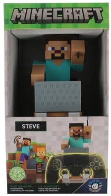 картинка Стенд для Джойстика/Телефона Cable Guys Minecraft Steve (897122) от магазина 66game.ru