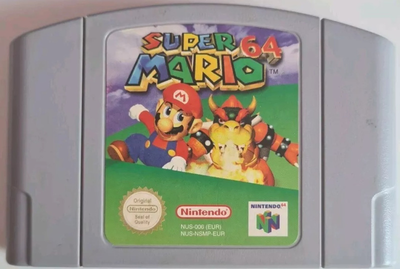 картинка Super Mario 64 (NES 64 PAL) ORIGINAL Б/У от магазина 66game.ru