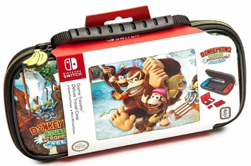 картинка Сумка Game Traveler Deluxe Donkey Kong Country:Tropical Freeze (Nacon) для Switch/Oled/Lite NNS52D. Купить Сумка Game Traveler Deluxe Donkey Kong Country:Tropical Freeze (Nacon) для Switch/Oled/Lite NNS52D в магазине 66game.ru