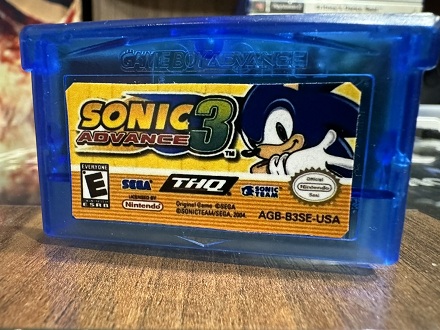 картинка Sonic Advance 3 (Русская версия) [GBA]. Купить Sonic Advance 3 (Русская версия) [GBA] в магазине 66game.ru