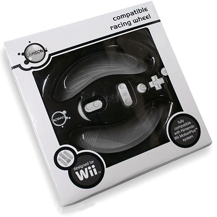 картинка Руль для WII GameOn Wii MotionPlus Fully Compatible черный. Купить Руль для WII GameOn Wii MotionPlus Fully Compatible черный в магазине 66game.ru