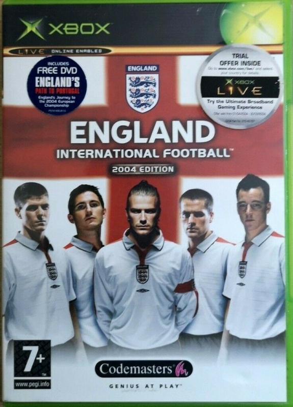 картинка England International Football original [XBOX, английская версия] USED. Купить England International Football original [XBOX, английская версия] USED в магазине 66game.ru