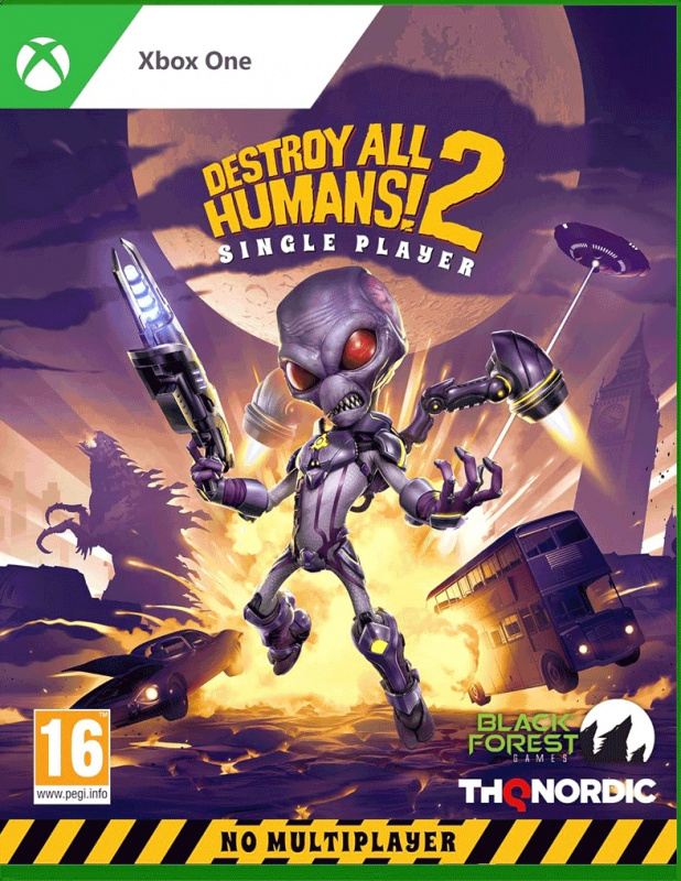картинка Destroy All Humans! 2 Single Player [Xbox One, русские субтитры]. Купить Destroy All Humans! 2 Single Player [Xbox One, русские субтитры] в магазине 66game.ru