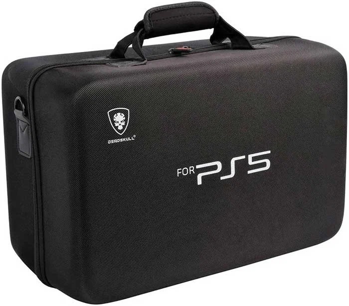 картинка Сумка для консоли и геймпадов Playstation 5 Dead Skull Black. Купить Сумка для консоли и геймпадов Playstation 5 Dead Skull Black в магазине 66game.ru
