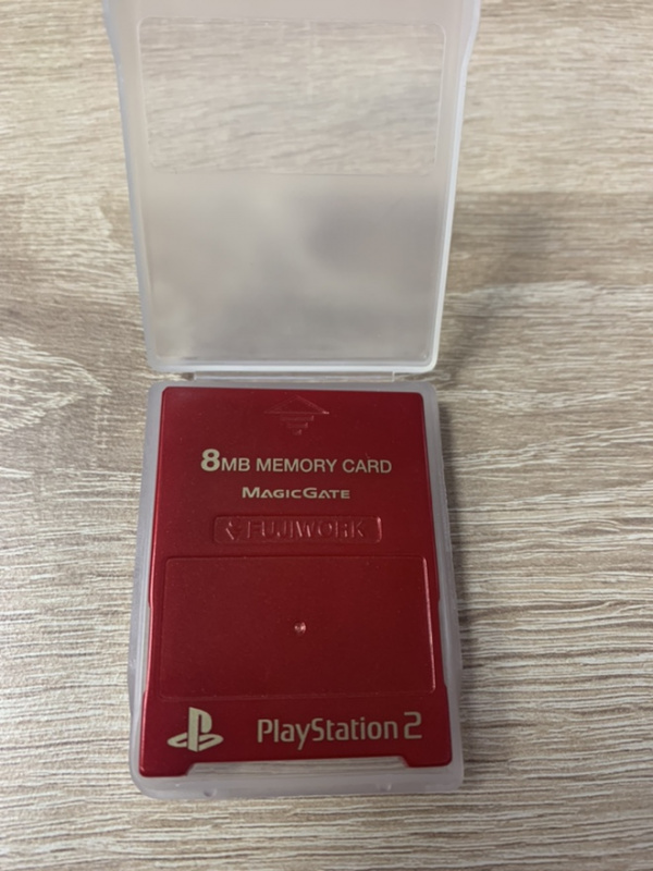 картинка Карта памяти для PS2 8 Mb оригинальная Fujiwork красная. Купить Карта памяти для PS2 8 Mb оригинальная Fujiwork красная в магазине 66game.ru