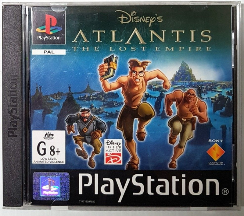 картинка Atlantis: the Lost Empire original [PS1, английская версия] USED от магазина 66game.ru