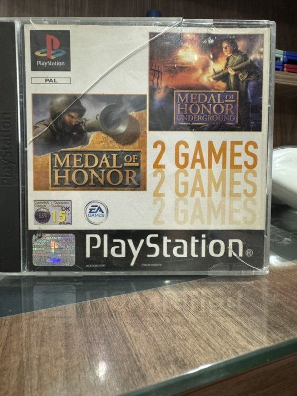 картинка Medal Of Honor & Underground original [PS1, английская версия] USED от магазина 66game.ru