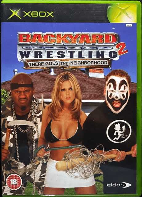 картинка Backyard Wrestling 2: There Goes the Neighborhood original [XBOX, английская версия] USED. Купить Backyard Wrestling 2: There Goes the Neighborhood original [XBOX, английская версия] USED в магазине 66game.ru
