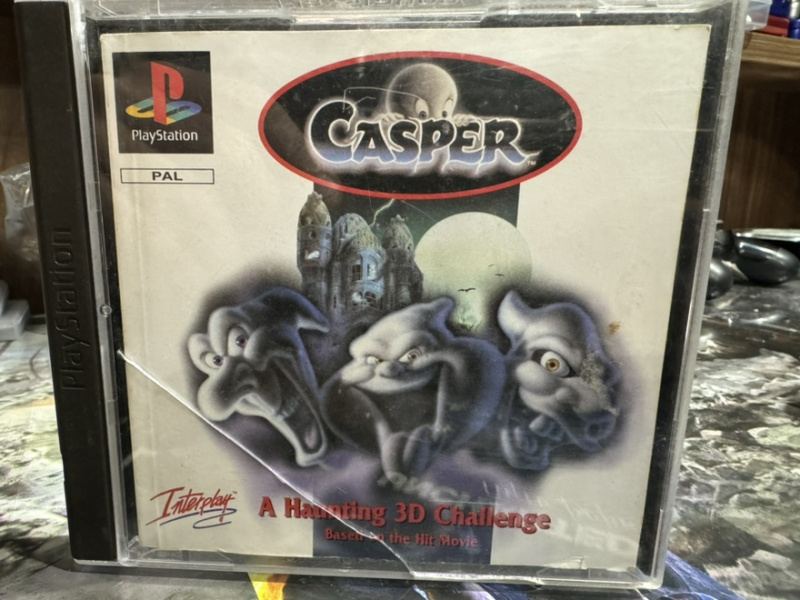 картинка Casper A Haunting 3D Challenge original PAL [PS1, английская версия] USED от магазина 66game.ru
