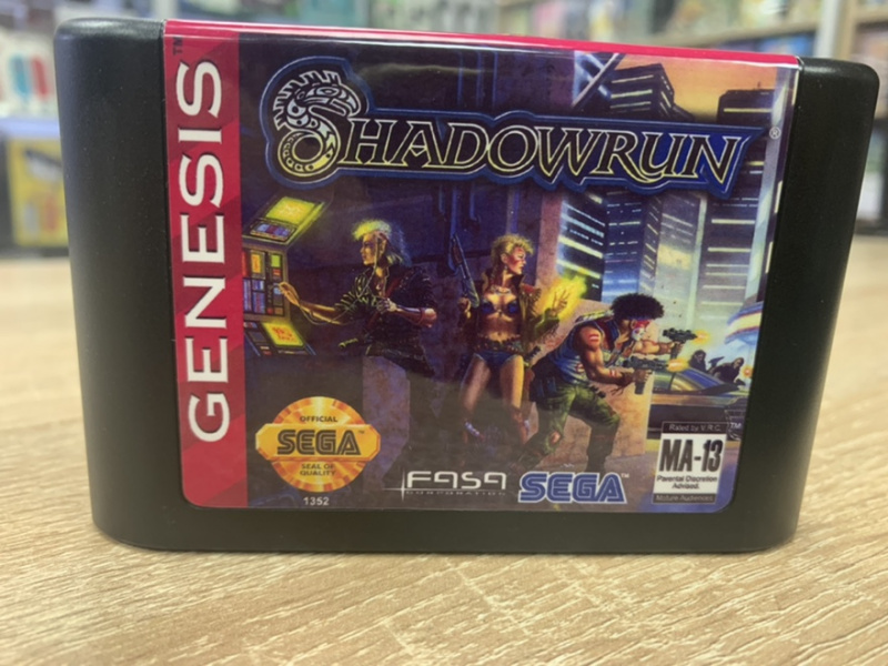 картинка Shadowrun [русская версия][Sega] Сохранение работает.!!!. Купить Shadowrun [русская версия][Sega] Сохранение работает.!!! в магазине 66game.ru