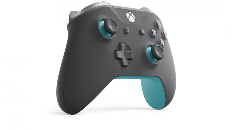 картинка Геймпад беспроводной Xbox One S Grey/Blue (Упаковка-пакет). Купить Геймпад беспроводной Xbox One S Grey/Blue (Упаковка-пакет) в магазине 66game.ru