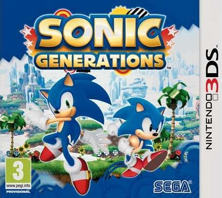 картинка Sonic Generations [3DS]. Купить Sonic Generations [3DS] в магазине 66game.ru