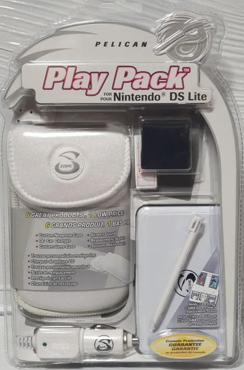 картинка Защитный дорожный набор Nintendo DS Lite Play Pack. Купить Защитный дорожный набор Nintendo DS Lite Play Pack в магазине 66game.ru