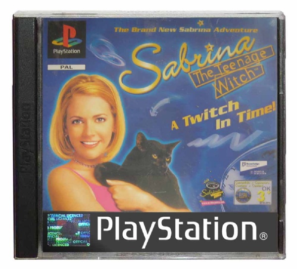 картинка Sabrina The Teenage Witch - A Twitch in Time! original [PS1, английская версия] USED от магазина 66game.ru