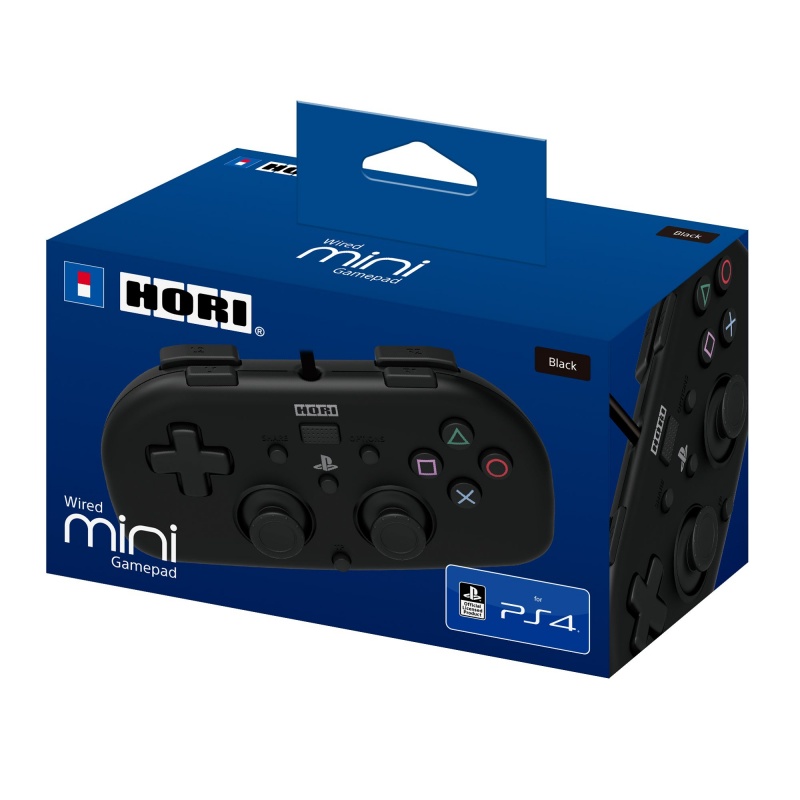 картинка Геймпад HORI Wired MINI Gamepad (Black) для PS4. Купить Геймпад HORI Wired MINI Gamepad (Black) для PS4 в магазине 66game.ru