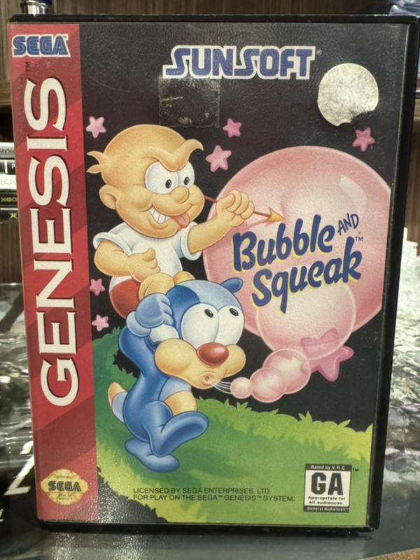 картинка Bubble and Squeak (Original) [Sega Genesis]. Купить Bubble and Squeak (Original) [Sega Genesis] в магазине 66game.ru
