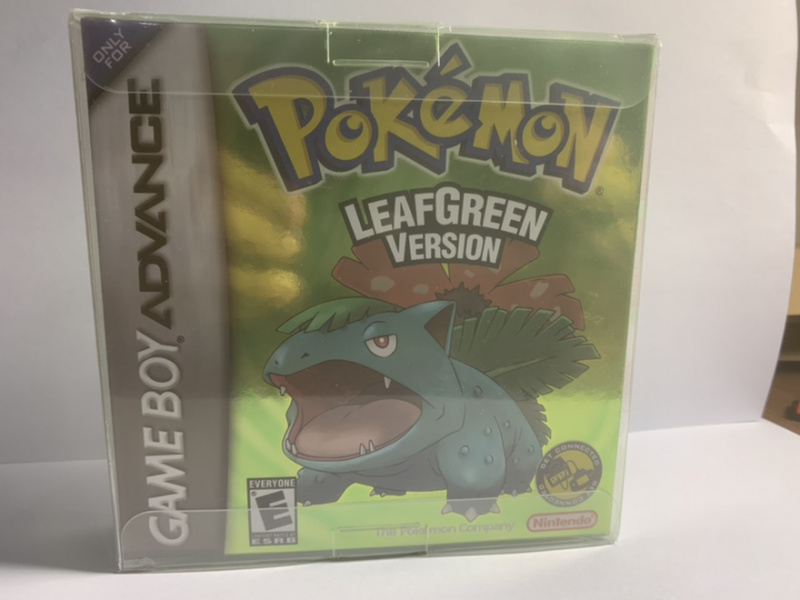 картинка Pokemon - Leaf Green Version в коробке и с сохранением [GBA]. Купить Pokemon - Leaf Green Version в коробке и с сохранением [GBA] в магазине 66game.ru