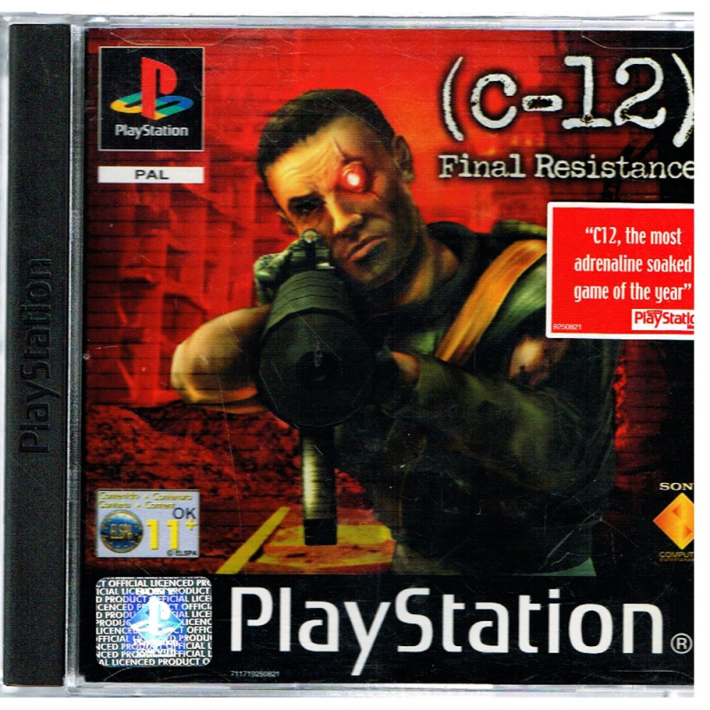 картинка C-12: Final Resistance original [PS1, английская версия] USED от магазина 66game.ru