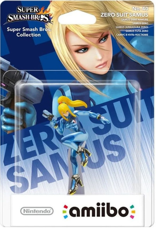картинка Фигурка Amiibo Zero Suit Samus (коллекция Super Smash Bros.). Купить Фигурка Amiibo Zero Suit Samus (коллекция Super Smash Bros.) в магазине 66game.ru