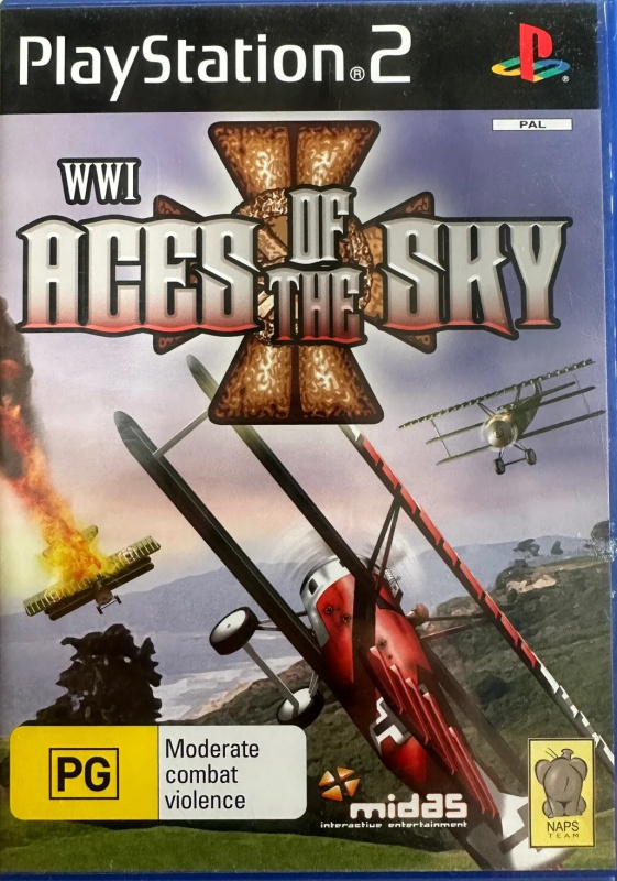 картинка WWI: Aces of the Sky [PS2] USED. Купить WWI: Aces of the Sky [PS2] USED в магазине 66game.ru