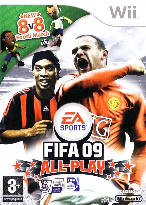 картинка FIFA 09 All-Play [Wii, русская версия] USED. Купить FIFA 09 All-Play [Wii, русская версия] USED в магазине 66game.ru