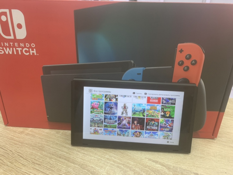 Nintendo Switch (вторая ревизия) + крутая подборка игр!. Купить Nintendo Switch (вторая ревизия) + крутая подборка игр! в магазине 66game.ru