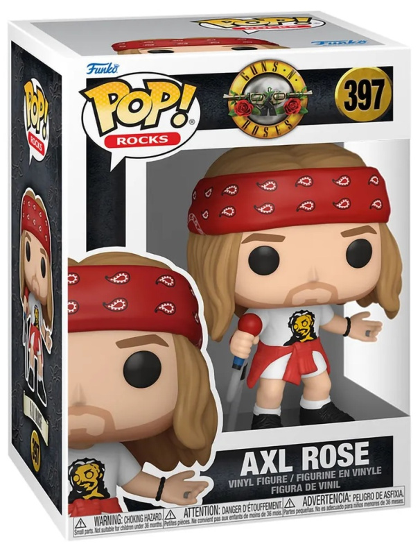 картинка Фигурка Funko POP! Rocks Guns N' Roses Axl Rose with Red Bandana (397) . Купить Фигурка Funko POP! Rocks Guns N' Roses Axl Rose with Red Bandana (397)  в магазине 66game.ru