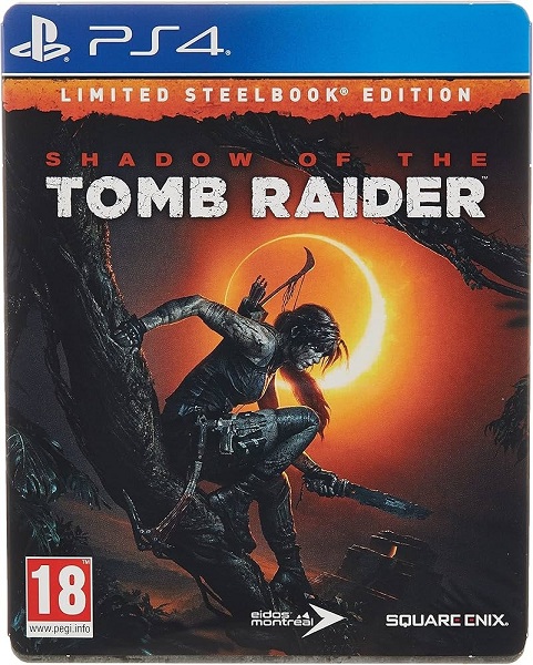 картинка Shadow Of The Tomb Raider Day One Steelbook Edition [PS4, английская версия]. Купить Shadow Of The Tomb Raider Day One Steelbook Edition [PS4, английская версия] в магазине 66game.ru