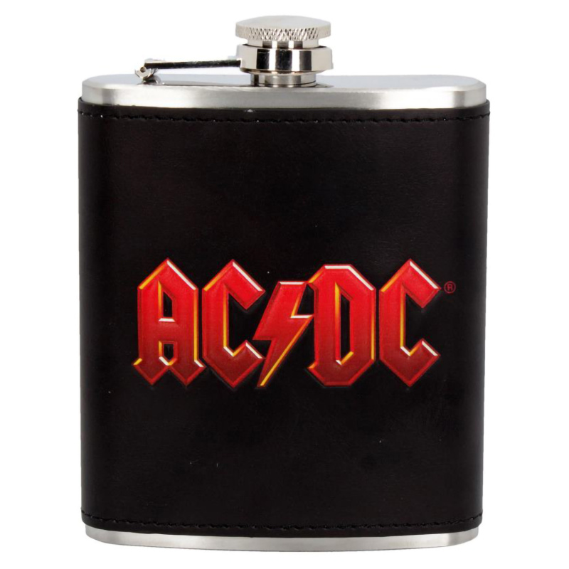 картинка Фляжка AC/DC Hip Flask 199мл от магазина 66game.ru